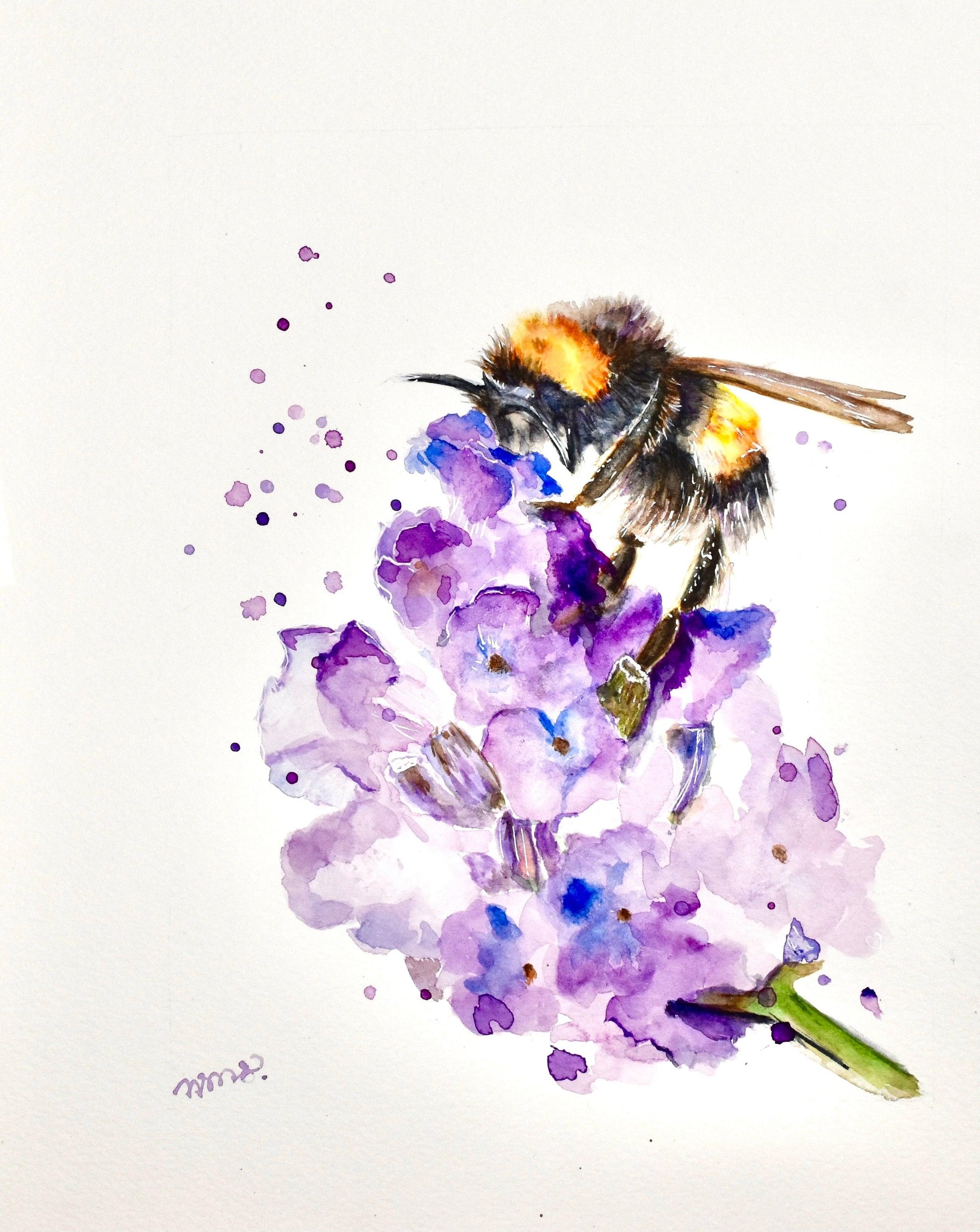 Bee and Lavender - Essence of the art by Yui & Bow