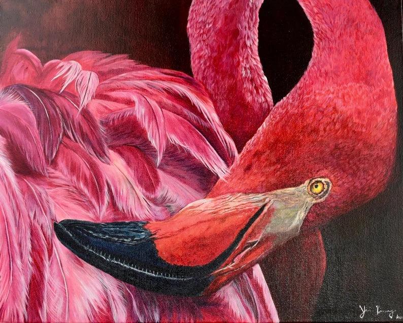 First Flamingo - Essence of the art by Yui & Bow